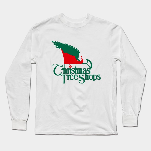 Christmas Tree Shops Long Sleeve T-Shirt by fiercewoman101